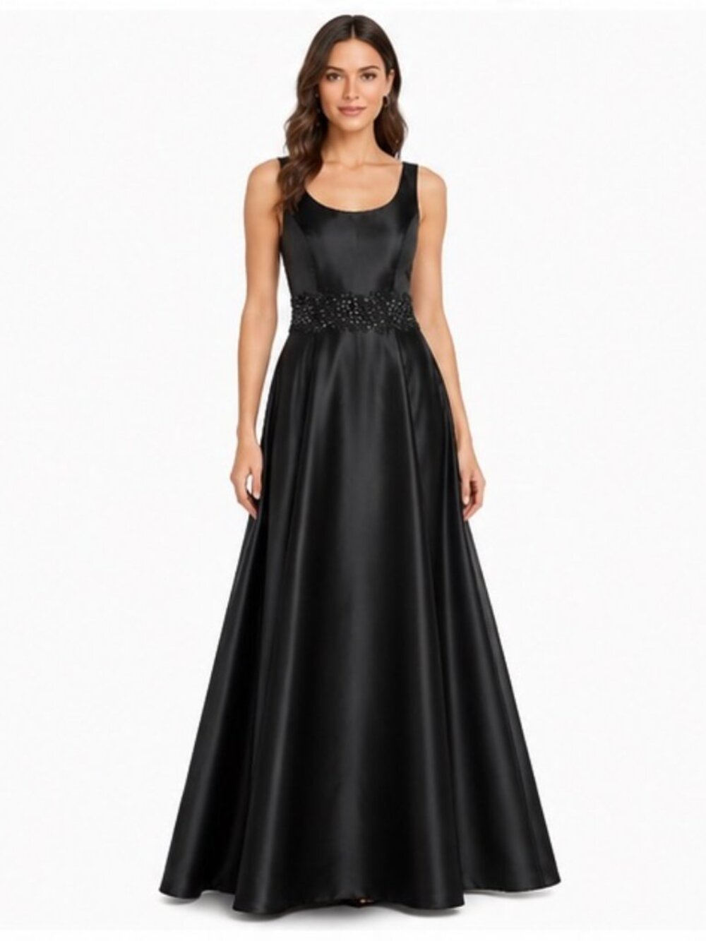 City Studio Black Maxi Evening Dress — Size 7 Brand: City Studio Ballgown